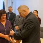 02.12.2016. Nagroda Głównego Inspektora Pracy dla dziennikarki Radia Kielce Ewy Okońskiej / Krzysztof Bujnowicz / Radio Kielce