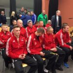 07.12.2016 Chęciny. Konferencja prasowa przed IV Memoriałem Leszka Drogosza / Rafał Szymczyk / Radio Kielce