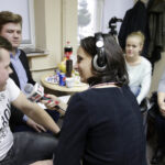 12.12.2016 Kazimierza Wielka. Terenowe studio Radia Kielce. "Choinka pod choinkę". / Jarosław Kubalski / Radio Kielce