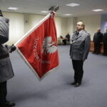 01.12.2016 Kielce. Uroczyste wprowadzenie nowych komendantów powiatowych. Młodszy Inspektor Ryszard Komański. / Jarosław Kubalski / Radio Kielce