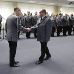 01.12.2016 Kielce. Uroczyste wprowadzenie nowych komendantów powiatowych. / Jarosław Kubalski / Radio Kielce