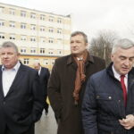 02.12.2016 Kielce. Wiceminister zdrowia Marek Tombarkiewicz odwiedził Wojewódzki Szpital Zespolony. / Jarosław Kubalski / Radio Kielce