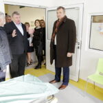 02.12.2016 Kielce. Wiceminister zdrowia Marek Tombarkiewicz odwiedził Wojewódzki Szpital Zespolony. / Jarosław Kubalski / Radio Kielce