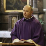 04.12.2016 Kielce. Klasztor na Karczówce. Msza Barbórkowa w intencji górników. Ks. Jan Oleszko. / Jarosław Kubalski / Radio Kielce