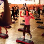 08.12.2016 Kielce. Mikołajkowy Maraton Fitness w hali sportowej UJK. / Jarosław Kubalski / Radio Kielce