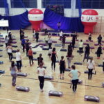 08.12.2016 Kielce. Mikołajkowy Maraton Fitness w hali sportowej UJK. / Jarosław Kubalski / Radio Kielce