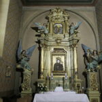 07.12.2016 Lisów. Kościół św. Mikołaja. Nawa boczna z obrazem Matki Boskiej Częstochowskiej. / Jarosław Kubalski / Radio Kielce