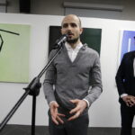 08.12.2016 Kielce. Muzeum Dialogu Kultur. Prezentacja kalendarza Doroty i Tomasza Tworków z pracami Bartosza Kosińskiego / Jarosław Kubalski / Radio Kielce