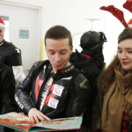11.12.2016 Kielce. Motocykliści odwiedzili z prezentami  pacjentów w szpitalu dziecięcym. / Jarosław Kubalski / Radio Kielce
