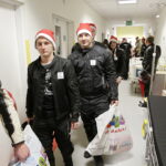 11.12.2016 Kielce. Motocykliści odwiedzili z prezentami  pacjentów w szpitalu dziecięcym. / Jarosław Kubalski / Radio Kielce