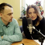 15.12.2016 Ostrowiec Świętokrzyski. "Choinka pod choinkę". Gośćmi w studiu byli Agnieszka Rogalińska, prezes Agencji Rozwoju Lokalnego i Wojtek Mazan ze stowarzyszenia kulturotwórczego z prezentami. / Jarosław Kubalski / Radio Kielce