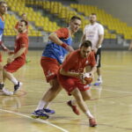 15.12.2016 Kielce. Trening reprezentacji Polski w piłce ręcznej w Hali Legionów. / Jarosław Kubalski / Radio Kielce