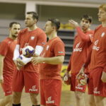 15.12.2016 Kielce. Trening reprezentacji Polski w piłce ręcznej w Hali Legionów. / Jarosław Kubalski / Radio Kielce