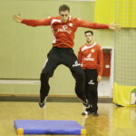 15.12.2016 Kielce. Trening reprezentacji Polski w piłce ręcznej w Hali Legionów. / Jarosław Kubalski / Radio Kielce