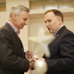 21.12.2016 Kielce. Spotkanie opłatkowe wojewody z dziennikarzami. / Jarosław Kubalski / Radio Kielce