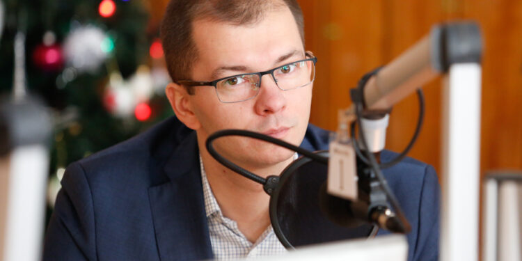 17.01.2015 Radio Kielce. Studio Polityczne. Michał Braun / Jarosław Kubalski / Radio Kielce