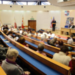 3.12.2016 Kielce. Obchody Światowego Dnia Cukrzycy w Urzędzie Wojewódzkim / Wojciech Habdas / Radio Kielce