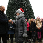 6.12.2016 Kielce. Choinka na Rynku rozbłysnęła tysiącem światełek. / Wojciech Habdas / Radio Kielce