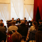 6.12.2016 Kielce. Zachodnie Wybrzeże, próba w Teatrze Żeromskiego. / Wojciech Habdas / Radio Kielce