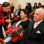 7.12.2016 Kielce. Prezydent wręczył medale za długoletnie pożycie małżeńskie. / Wojciech Habdas / Radio Kielce