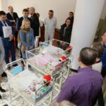 08.12.2016. Trojaczki opuściły szpital wojewódzki w Kielcach / Wojciech Habdas / Radio Kielce