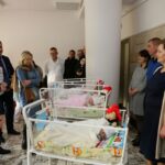 08.12.2016. Trojaczki opuściły szpital wojewódzki w Kielcach / Wojciech Habdas / Radio Kielce