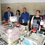 08.12.2016. Trojaczki opuściły szpital wojewódzki w Kielcach / Wojciech Habdas / Radio Kielce