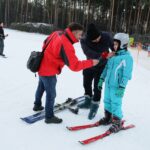 Stok na kieleckim Stadionie otwarty dla narciarzy (17 grudnia 2016 r.) / Wojciech Habdas / Radio Kielce