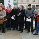 20.12.2016 Kielce. Wspólne kolędowanie  na Rynku / Wojciech Habdas / Radio Kielce