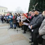 20.12.2016 Kielce. Wspólne kolędowanie  na Rynku / Wojciech Habdas / Radio Kielce