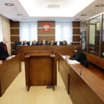 22.12.2016 Sąd Okręgowy w Kielcach. Pierwsza rozprawa Piotra K. oskarżonego o zabójstwo kibica Korony Kielce / Wojciech Habdas / Radio Kielce