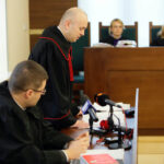 22.12.2016 Sąd Okręgowy w Kielcach. Pierwsza rozprawa Piotra K. oskarżonego o zabójstwo kibica Korony Kielce / Wojciech Habdas / Radio Kielce