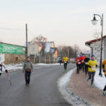 30.12.2016 Szydłów. 37 Międzynarodowe Uliczne Biegi Sylwestrowe. Bieg główny - seniorki i seniorzy. / Wojciech Habdas / Radio Kielce