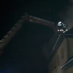 Pożar kamienicy w Starachowicach (28 stycznia 2017 r) / Marcin Nyga