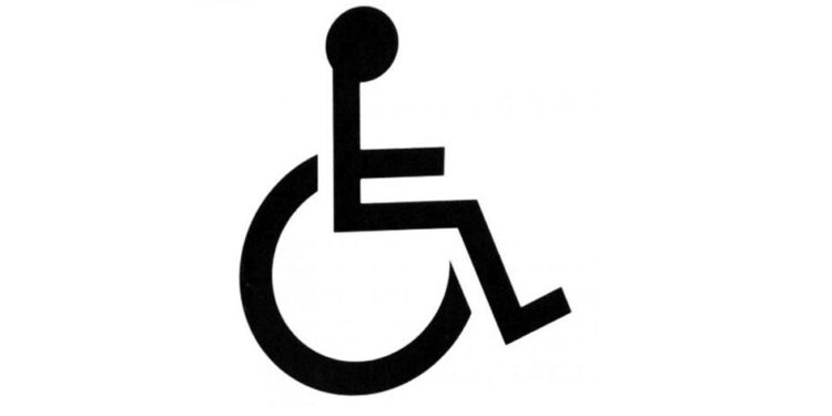 Niepełnosprawni ikona / internet