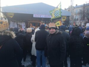 Ostrowiec. Orszak Trzech Króli (6 stycznia 2017 r) / Radio Kielce