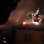 Pożar kamienicy w Starachowicach (28 stycznia 2017 r) / Marcin Nyga