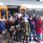 Promocja linii kolejowej Kielce - Ostrowiec (26 stycznia 2017 r) / Kalina Łabuz / Radio Kielce