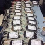 Bukówka. Żołnierze honorowo oddawali krew (20 stycznia 2017 r) / Krzysztof Bujnowicz / Radio Kielce