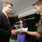 DŚT w Kielcach. Najzdolniejsi uczniowie otrzymali stypendia (6 stycznia 2017 r) / Jarosław Kubalski / Radio Kielce