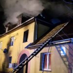 Pożar kamienicy w Starachowicach (28 stycznia 2017 r) / Marcin Nyga