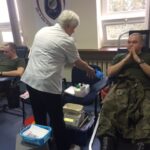 Bukówka. Żołnierze honorowo oddawali krew (20 stycznia 2017 r) / Krzysztof Bujnowicz / Radio Kielce