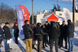 11.1.2017 Kielce. Przy ul. 1 Maja MZB planuje budowę bloków socjalnych. Lokatorzy którzy mieszkają w tym miejscu krytykują ten pomysł. / Krzysztof Bujnowicz / Radio Kielce