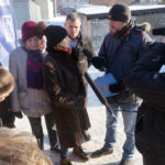 11.1.2017 Kielce. Przy ul. 1 Maja MZB planuje budowę bloków socjalnych. Lokatorzy którzy mieszkają w tym miejscu krytykują ten pomysł. / Krzysztof Bujnowicz / Radio Kielce