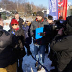 11.1.2017 Kielce. Przy ul. 1 Maja MZB planuje budowę bloków socjalnych. Lokatorzy którzy mieszkają w tym miejscu krytykują ten pomysł. / Krzysztof Bujnowicz / Radio Kielce