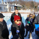 11.1.2017 Kielce. Przy ul. 1 Maja MZB planuje budowę bloków socjalnych. Lokatorzy którzy mieszkają w tym miejscu krytykują ten pomysł. / Krzysztof Bujnowicz / Radio Kielce