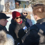 11.1.2017 Kielce. Przy ul. 1 Maja MZB planuje budowę bloków socjalnych. Lokatorzy którzy mieszkają w tym miejscu krytykują ten pomysł. / Krzysztof Bujnowicz / Radio Kielce