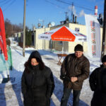 11.1.2017 Kielce. Przy ul. 1 Maja MZB planuje budowę bloków socjalnych. Lokatorzy którzy mieszkają w tym miejscu krytykują ten pomysł. / Krzysztof Bujnowicz / Radio Kielce
