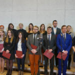 26.1.2017 Kielce. Wręczenie studentom UJK stypendiów ministra nauki i szkolnictwa wyższego / Magdalena Nowak / Radio Kielce