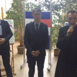 3.1.2017 Kielce. Otwarcie wystawy "Panama gospodarzem 34 Światowych Dni Młodzieży 2019" w Zespole Szkół Katolickich / Iwona Murawska / Radio Kielce